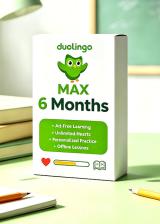 kopkeys.com, Super Duolingo MAX 6 Months Subscription
