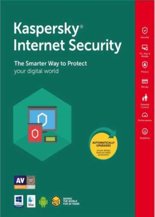 Kaspersky Internet Security 2019 3 PC 18 Months Key North America