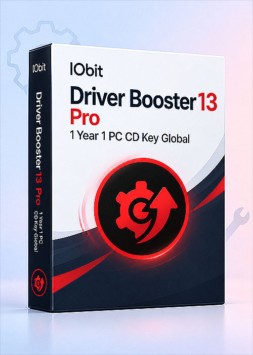 kopkeys, IObit Driver Booster 13 Pro 1 Year 1 PC CD Key Global
