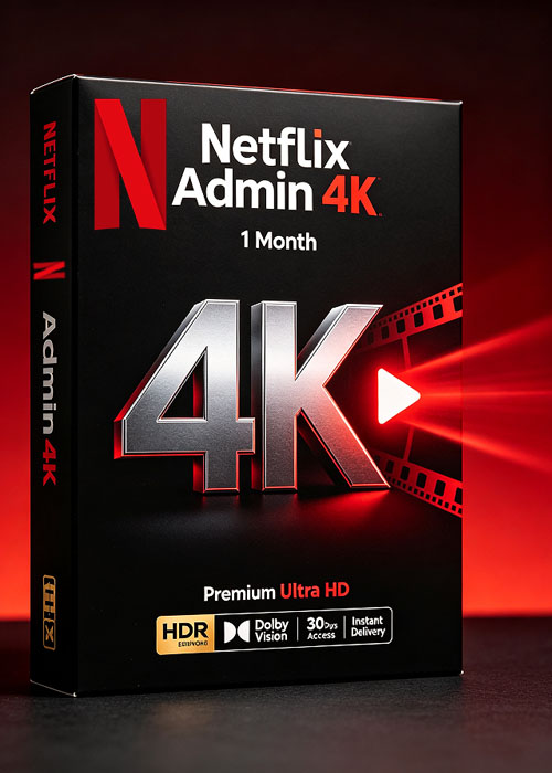 kopkeys, Netflix Admin 4K 1Month